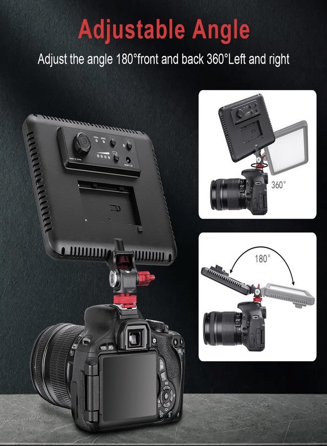 FOMITO Metal Rotary Adapter 360° Swivel Universal for Flash Speedlite, Field Monitor, LED Video Light, Microphone - Red Color - Image 4