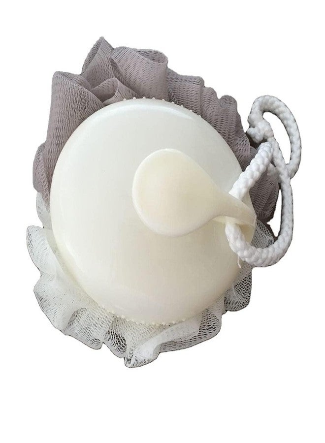 BANIRA Sponge Body Scrubber Bathing Body Wash Puff Loofah for Men Women Baby Kids Loofah with small handle and adhesive sticker (Multicolour) - Image 5