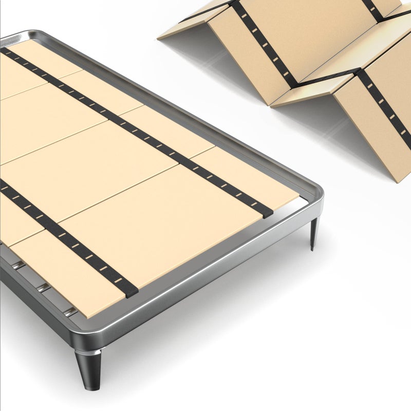 Imperius Heavy Duty Bed Panels Foldable Box Spring, Bunkie Board, Bed Support Slats,60X48 - Image 1