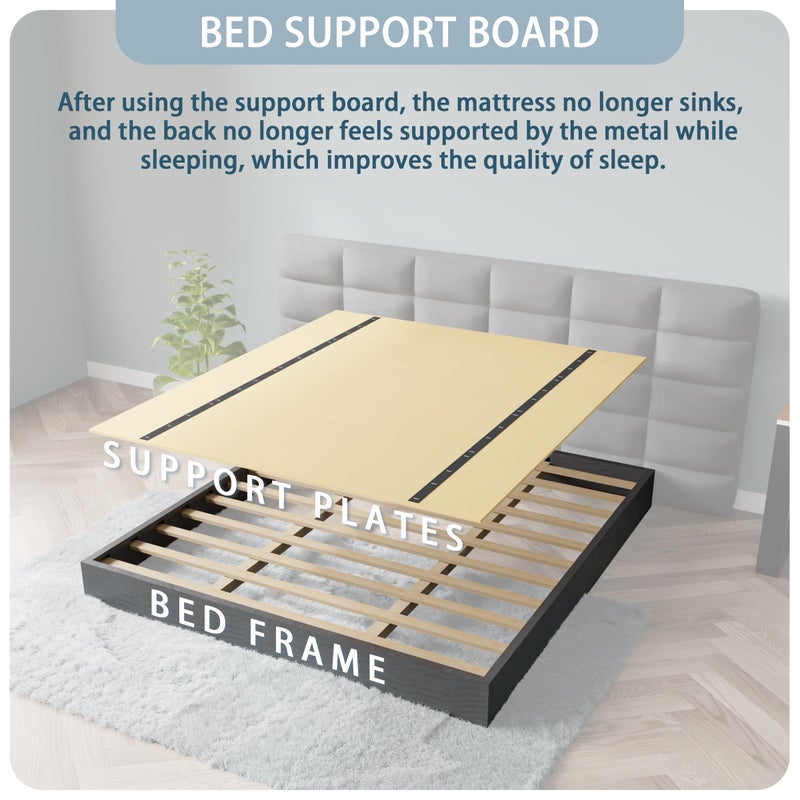 Imperius Heavy Duty Bed Panels Foldable Box Spring, Bunkie Board, Bed Support Slats,60X48 - Image 4