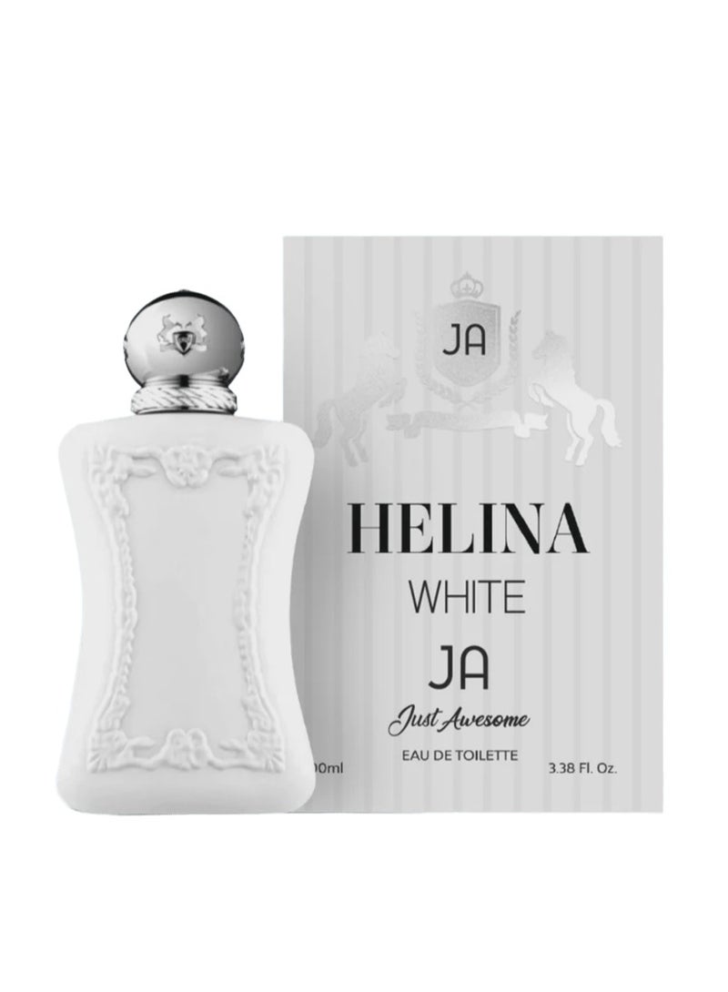 JA Just Awesome Helena White Eau de Toilette - 100ml | Fresh & Long-lasting  - Image 1