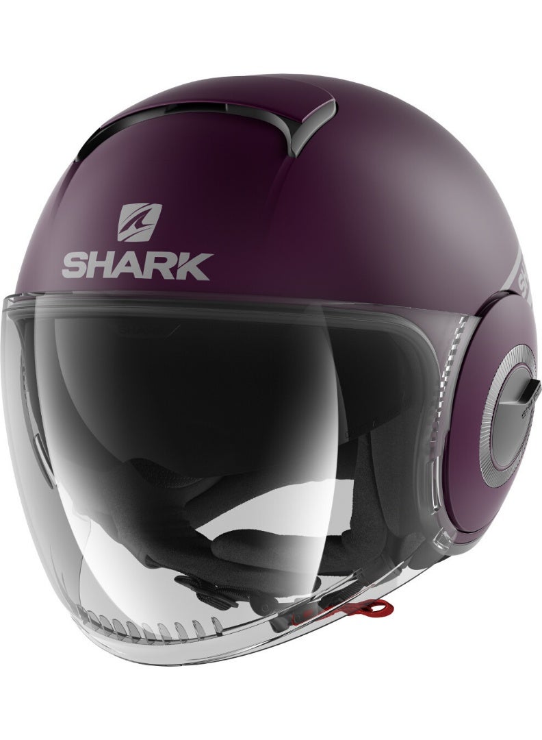 SHARK Nano Half Face Motorcycle Helmet with Internal Sun Visor - Image 3