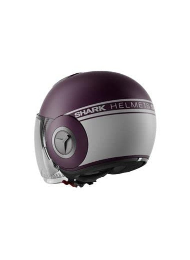SHARK Nano Half Face Motorcycle Helmet with Internal Sun Visor - Image 4