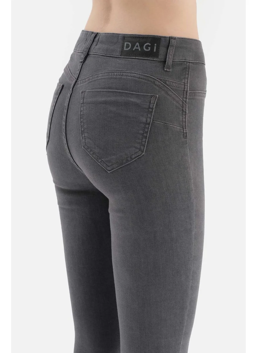 dagi Anthracite Denim Push-Up Leggings