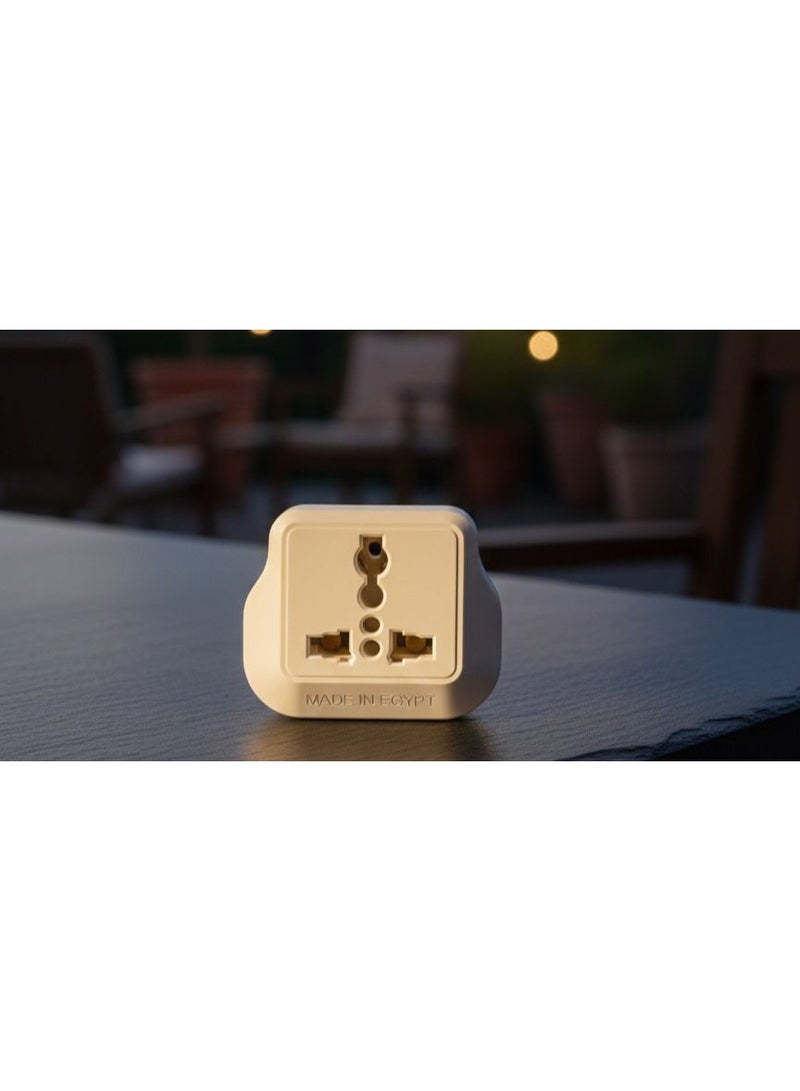 مشترك قابس سفر ثنائي بمنفذين ثلاثي وثنائي عدد 2 - Image 3