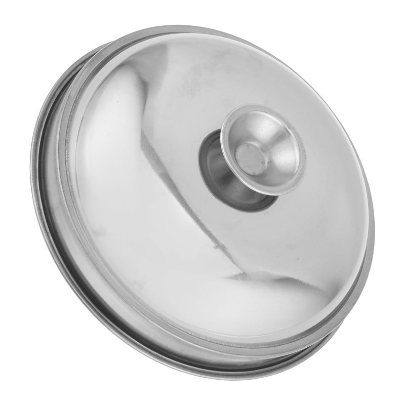 Stainless Steel Steamer Lid with Knob - Cheese Melting Dome - 20cm/8Inch Round Basting Steaming Cover for Flat Top Grilling/Outdoor BBQ/Kitchen Cooking - Image 3