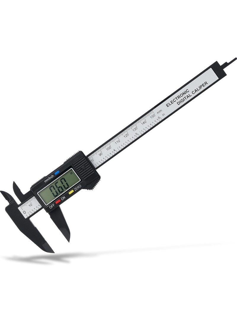 LIMOS Digital Caliper, 0-6" Calipers Measuring Tool - Electronic Micrometer Caliper with Large LCD Screen, Auto-off Feature, Inch and Millimeter Conversion - Image 1