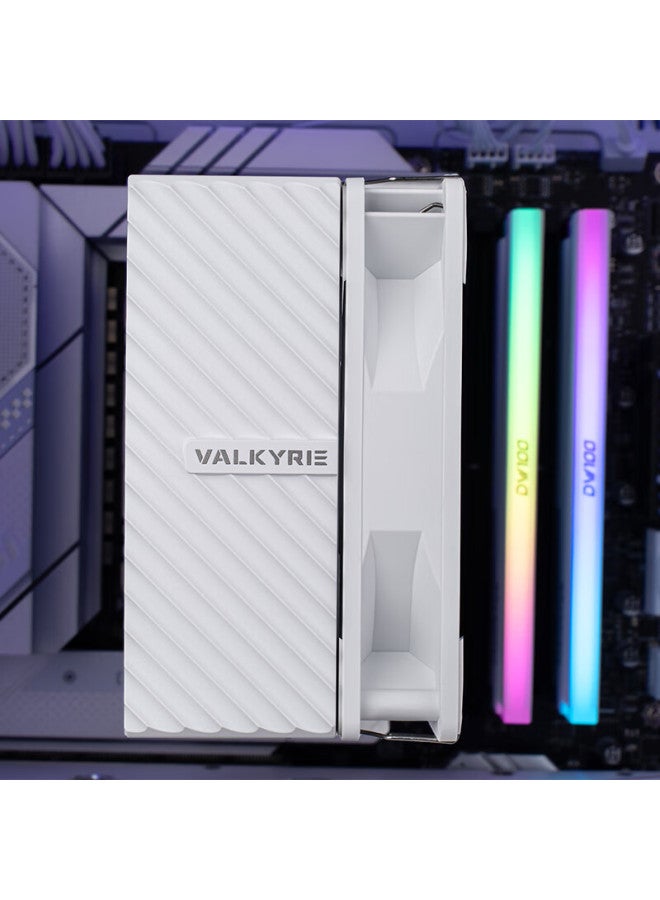 Valkyrie Aq125 White Vk Cpu Air Cooler, 4 Heatpipes, 12Cm Fan, Lga1700, Am5. - Image 5