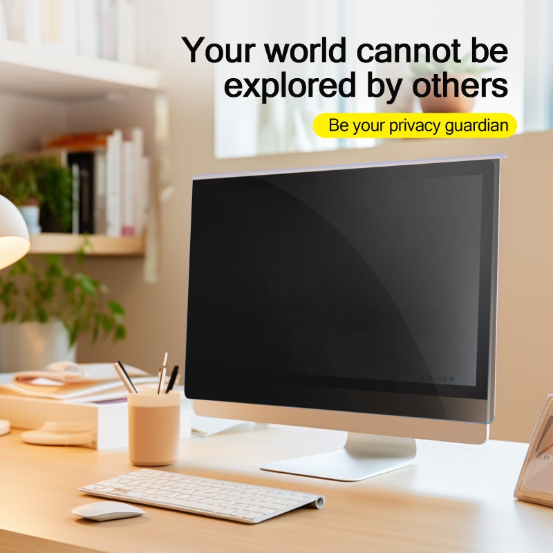 واقي شاشة عالمي من التطفل بالعين، مقاس 12.5-32 بوصة، مرشح شاشة حاسوب/لابتوب يحجب الضوء الأزرق، النوع معلق على الإطار - Image 5