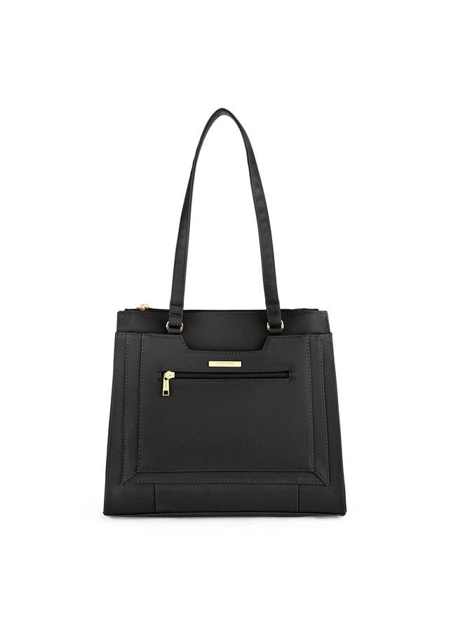 Caprese womens GINTY S Medium BLACK II Satchel - Image 1