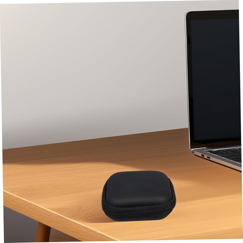 Hemobllo Earphone Case Headphone Organizer Earbud Holder Cord Winder Headphones Earbuds Ear Case Headset Storage Bag Cable Storage Witeless Earbuds Headphone Stand Data Line Travel - Image 5