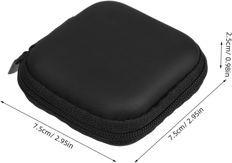 Hemobllo Earphone Case Headphone Organizer Earbud Holder Cord Winder Headphones Earbuds Ear Case Headset Storage Bag Cable Storage Witeless Earbuds Headphone Stand Data Line Travel - Image 2