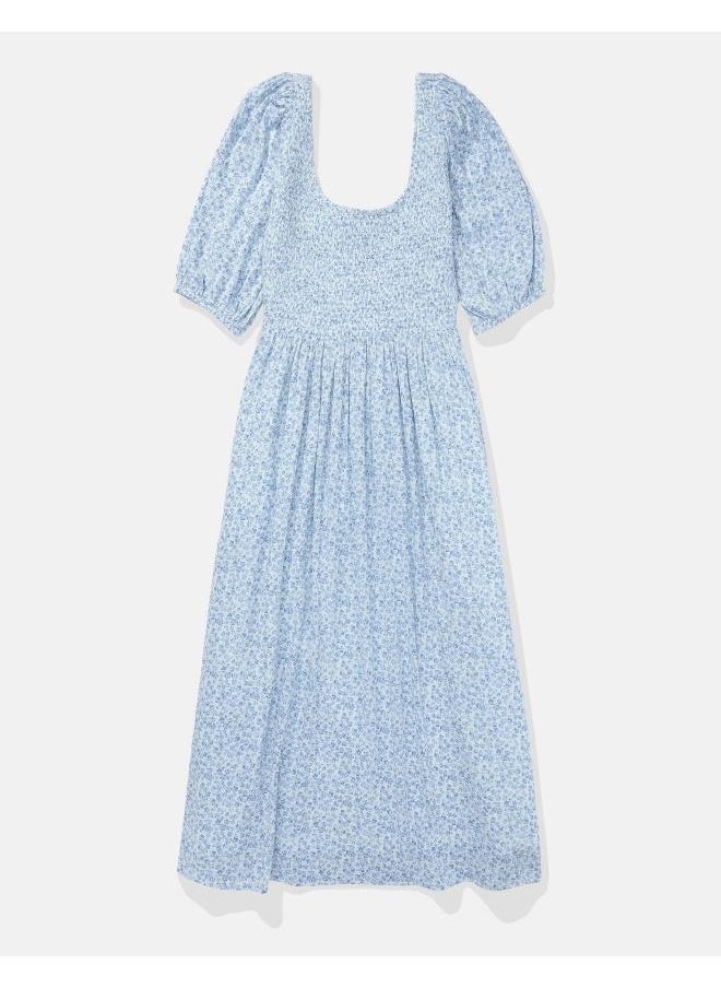 American Eagle Balloon Sleeve Tiered Dress  - Image 3
