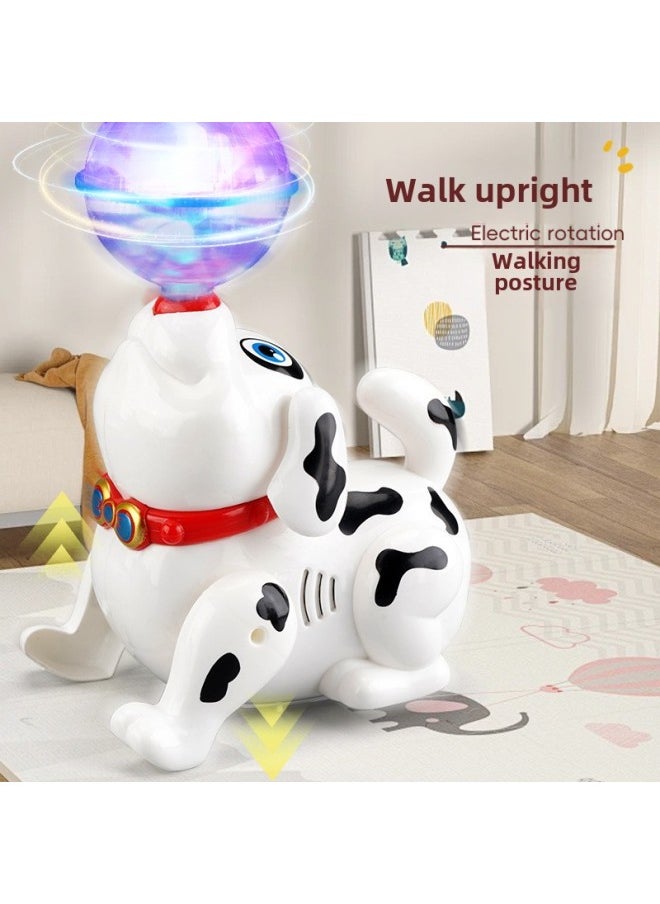 Shake The Same Electric Stunt Spin Top Ball Dancing Sea Lion Dolphin Toy Night Market Stall Explosion Generation-Color:Spotted Dog-Specifications:Only Toys Are Sent (you Need To Bring Your Own Batteries)  - Image 5