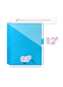 Mr. Pen Binder Dividers With Pockets And Tabs 8 Pack Pocket Dividers For 3 Ring Binder With Tabs Binder Dividers With Pockets Dividers With Pockets Binder Divider Plastic Dividers With Pockets  - Image 4