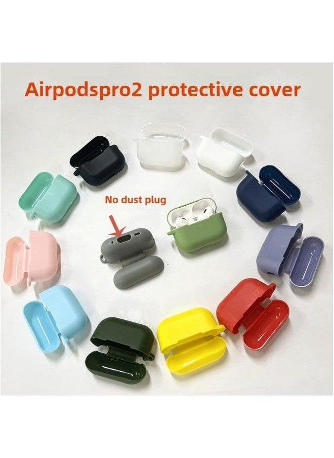 Generic - Protective Case For Airpods Pro Apple Third Generation Airpodspro2 Wireless Headset Silicone Case-Color:Pro2 With Ears And No Dust Plug Pictures-Applicable Model:Airpods Pro2 (with One-piece) - Image 1