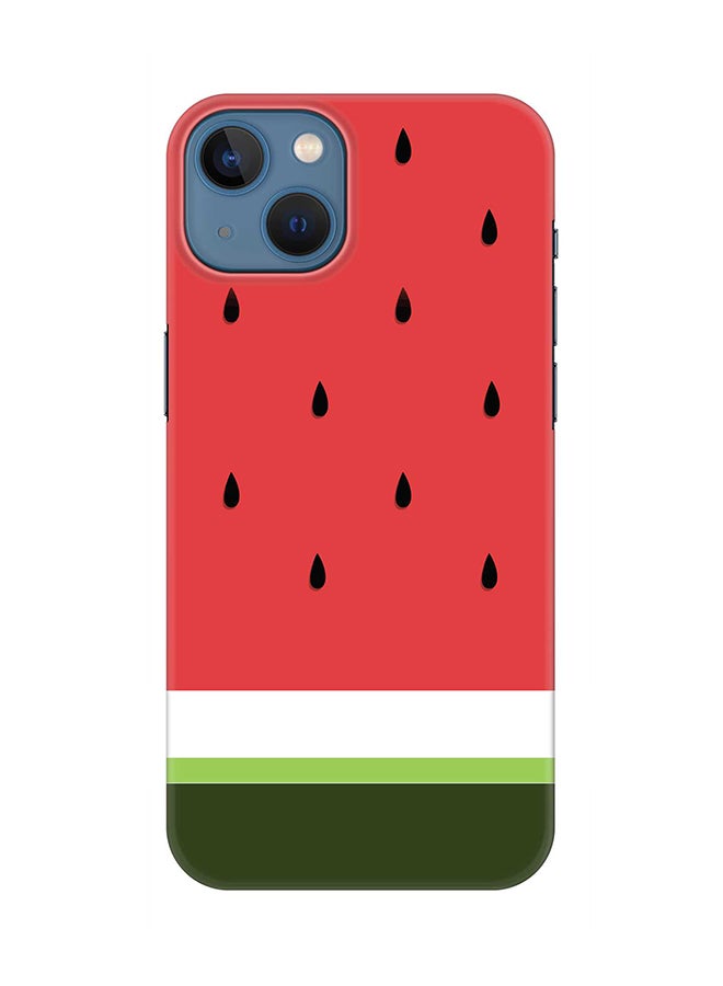 Stylizedd Case for Apple iPhone 14 Plus Case Slim Snap Classic Series Mobile Cover Hard PC Shield Matte Finish Print - Minimal Watermelon