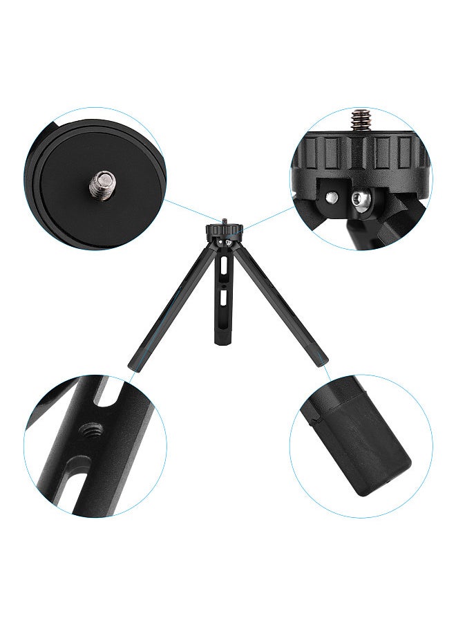 Generic - Desktop Metal Tripod Stand 1/4 inch Screw 4 Levels Adjustable Height for DSLR Camera Gimbal Stabilizer Compatible with ZHIYUN Crane 3S/Weebill S/Weebill Lab/Crane 3 Lab/Crane Plus - Image 1