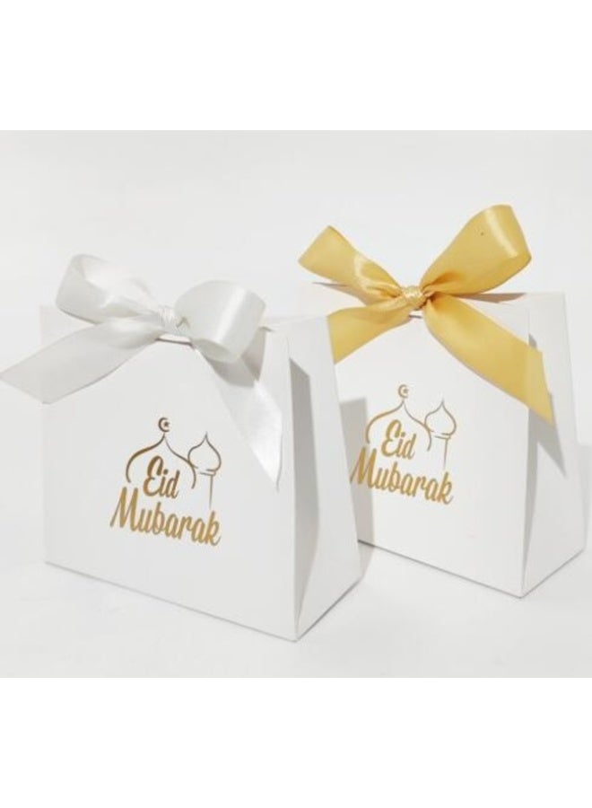10 قطع حقيبة هدايا عيد مبارك حقيبة ورقية هدايا رمضان