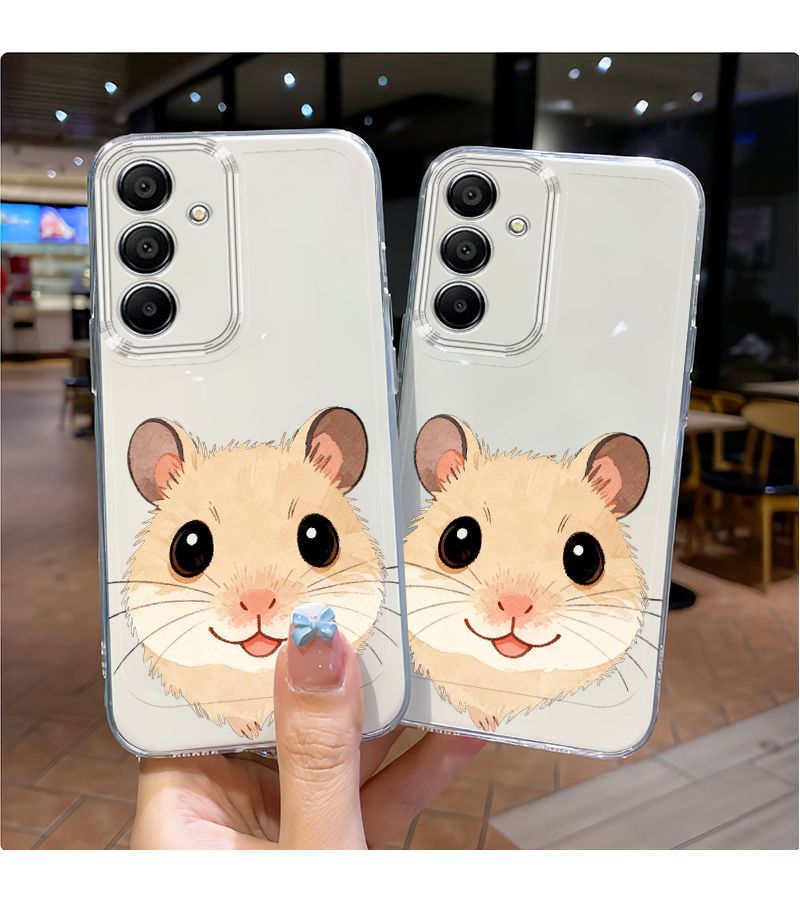 Phone Case Cute Mouse Head Pattern Transparent Shockproof Full Coverage For Samsung Galaxy S20 S21 S22 S23 S24 FE Ultra Plus A4 A5 A6 A12 A13 A14 A15 A16 A21 A22 A23 A24 A25 A32 A33 A34 A35 A50 A51 A52 A53 A54 A55 71 A72 A73 M53 M54 M55 Galaxy A51 Mixed Color 1 - Image 3