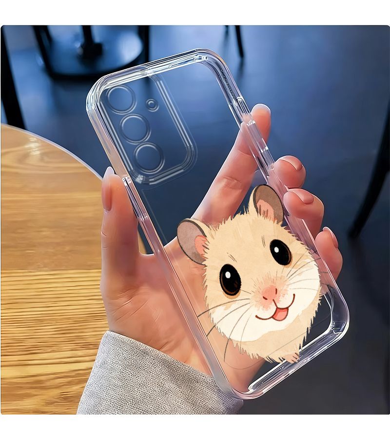 Phone Case Cute Mouse Head Pattern Transparent Shockproof Full Coverage For Samsung Galaxy S20 S21 S22 S23 S24 FE Ultra Plus A4 A5 A6 A12 A13 A14 A15 A16 A21 A22 A23 A24 A25 A32 A33 A34 A35 A50 A51 A52 A53 A54 A55 71 A72 A73 M53 M54 M55 Galaxy A51 Mixed Color 1 - Image 2
