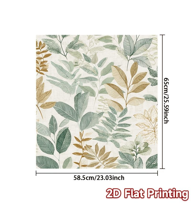 1 Pc Branches And Leaves Magnetic Vinyl Sticker 58 5 X 65 Cm Suitable For Dishwasher Refrigerator Scratch Resistant Reusable Decorative Foliage Cover Easy Clean Durable Kitchen Decal - Image 5