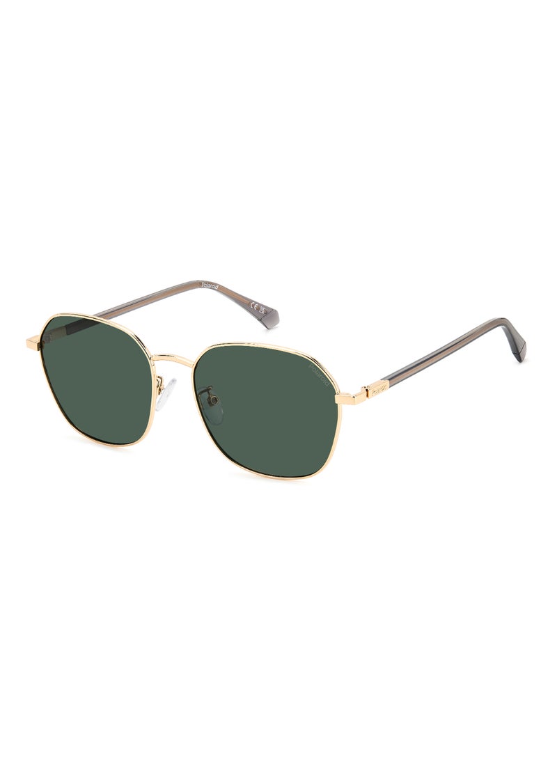 Polaroid Men's Polarized Metal Sunglasses Pld 4168/G/S/X Green 50 - Lens Size: 49.9 Mm - Goldgreen  - Image 1