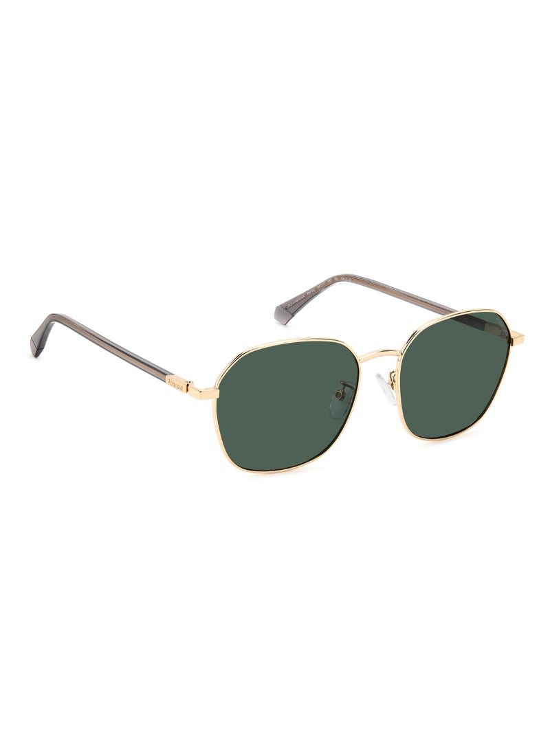 Polaroid Men's Polarized Metal Sunglasses Pld 4168/G/S/X Green 50 - Lens Size: 49.9 Mm - Goldgreen  - Image 2