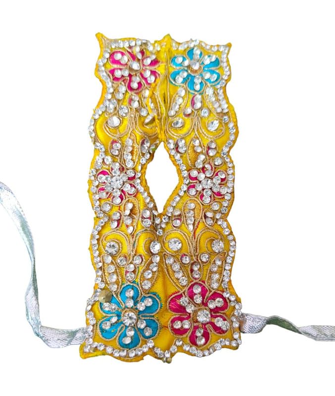 Partish Laddu Gopal Heavy Janamashtmi Dress Size 2 l Ladoo Gopal Dress l Kanha Ji Poshak Size 1 2 4 5 6 (U) - Image 5