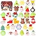 FauKait 32pcs Christmas Random Mochi Squishy ToysSlow Rising Soft Squishies ToyStress Relief ToysParty Favors Bulk for KidsSquishy Goodie Bag GiftsChristmas Treat Bag Classroom Prizes for Kids - Image 2