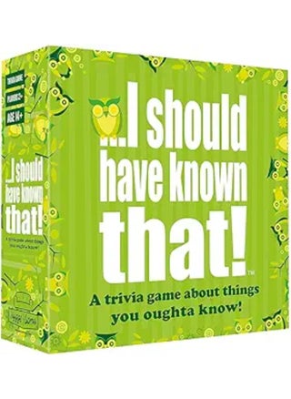 I Should Have Known That! Trivia Game Green Board Game Party Game - pzsku/Z7E192D02C11AB38ADE89Z/45/1747082255/7e4040a3-ddd2-4428-8f8c-04a537c89860