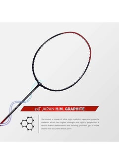 Apacs Nano Fusion Speed 722 Graphite Unstrung Badminton Racket with Full Racket Cover | For Intermediate Players | 76 grams | Maximum String Tension - 30lbs  - Image 3