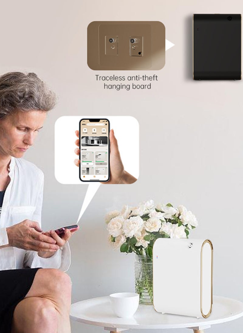 Sharpdo Smart Aroma Diffuser with App Control, 350ml Large Capacity Essential Oil Diffuser for Home & Office, Bluetooth/Wi-Fi Enabled, Quiet Mist Humidifier for Bedroom & Living Spaces - Image 4