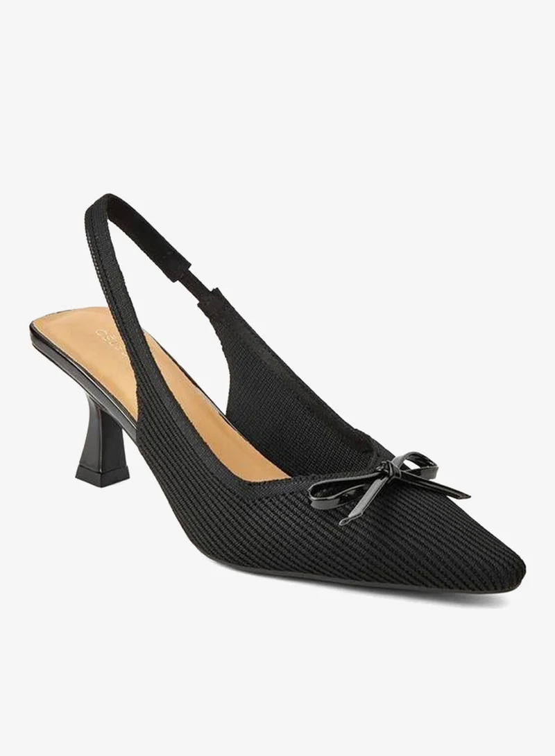 سيليست Women Slingback Flared Heel Shoes