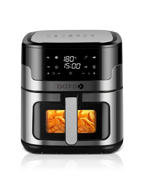 Dots Air Fryer with Multi-Function Cooking Revolutionize Your Kitchen Experience Smart Touch, Large Capacity 8L, Precise Temperature Control,1800W Extended Timer - Ideal for Healthy Frying & Delicious Recipes