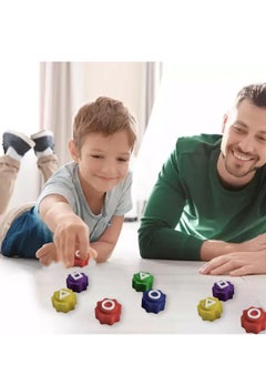 JOGAMS Squid Game Toys Korean Gonggi Fidget Set 5 Colour Stone Brain Games for Focus and Skill Training​  - Image 4