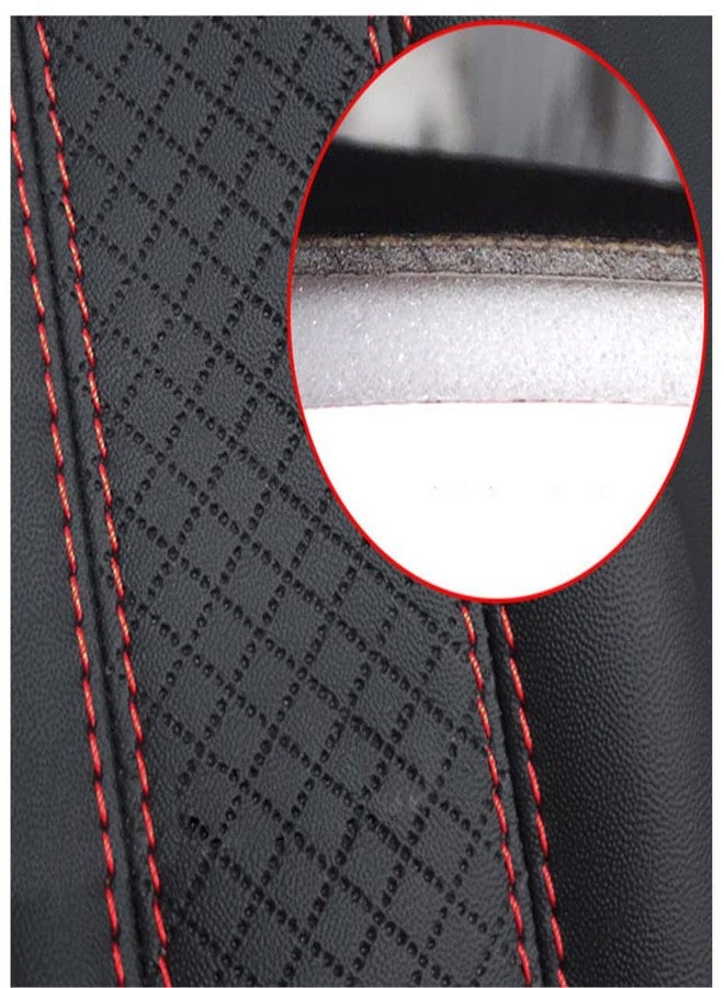 BAGILO Car Seat Belt Shoulder Pad Cover Car Safety Belt Pad (Black Red Line) - Image 5
