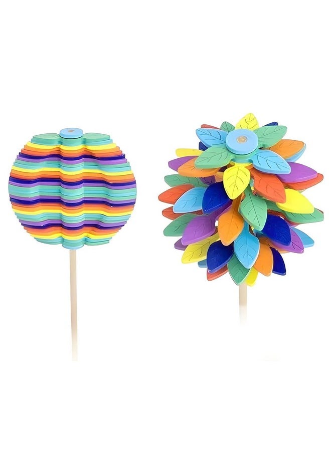 Euphoria Rk Toys Lollipop Stress Relief Toys for Kids Adults New Magic Rotating Lolipop Spinning Wand Decompression Toys Multicolor Spiral Lollipop Sensory Toys | Design May Vary | Multicolor  - Image 1