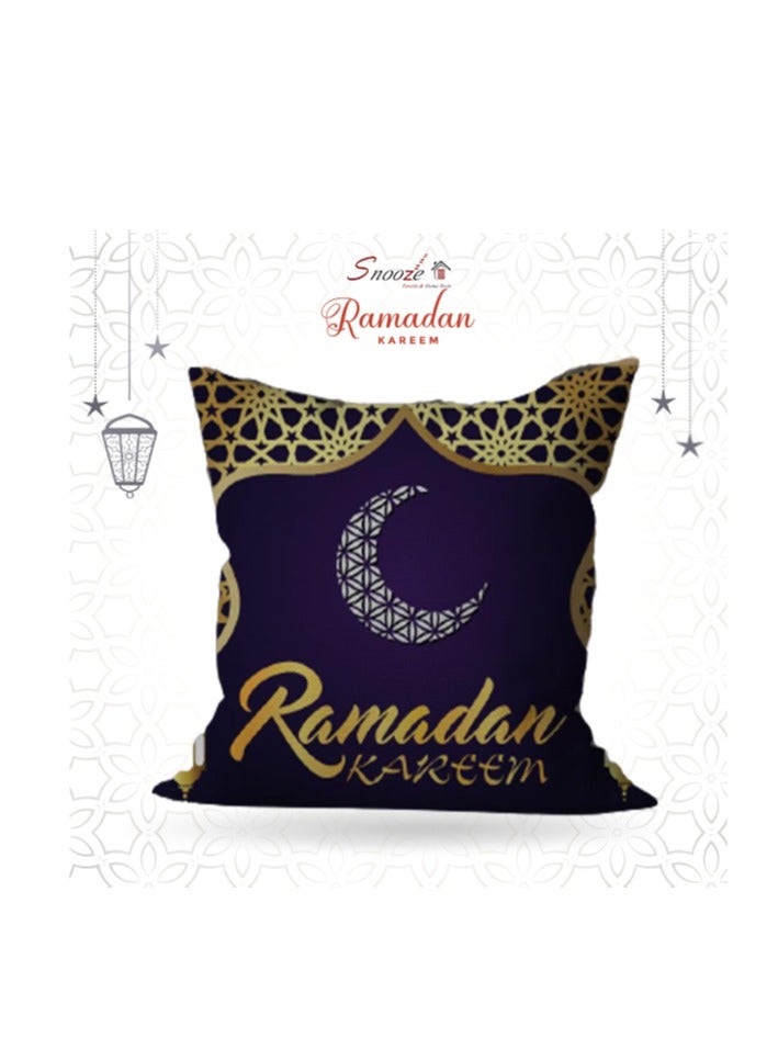 سنوز كوشن كوفر رمضان بربل 45*45 سم, عبوه قطعه واحده 