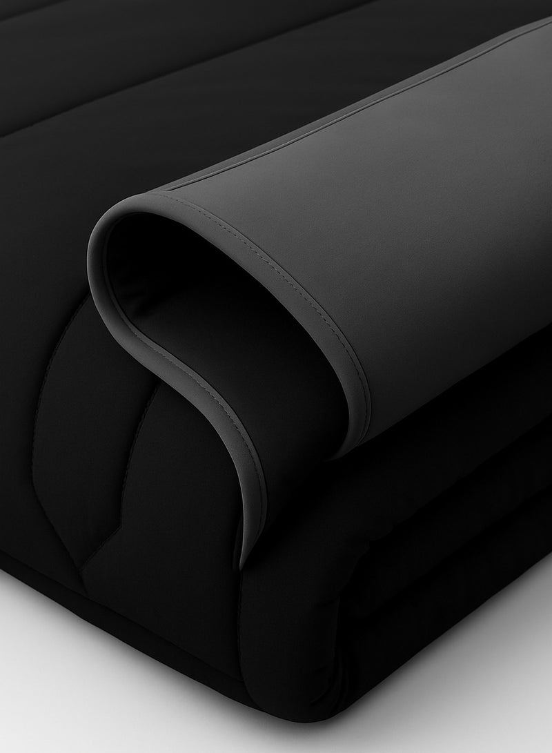 ماركه  طقم لحاف مفرش سرير نفرين فندقي ذو طابع وجهين ليضيف الجمال الى ديكور غرفتك - Image 4