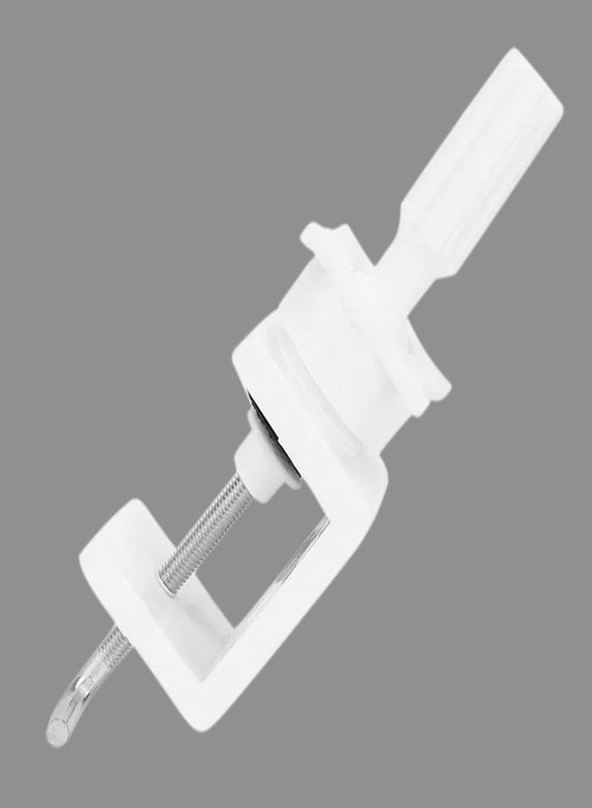 BLUSHIA Wig Mannequin Head Stand Holder, 1 Pack Cosmetology Manikin Stand Mannequin Head Holder Clamp White Wig Stand Holder - Image 5