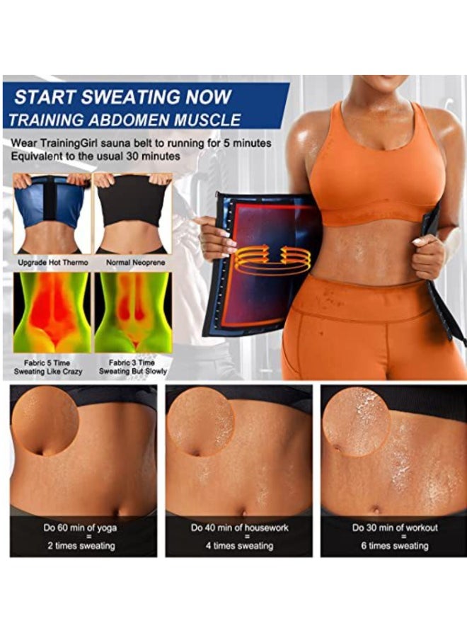Super ZYouth Training Waist Trainer Corset Weight Loss, Sports Girdle Sauna Suit,  Tummy Wrap Workout Belt,  Sweat Belly Band for Girl and Women  - Image 3