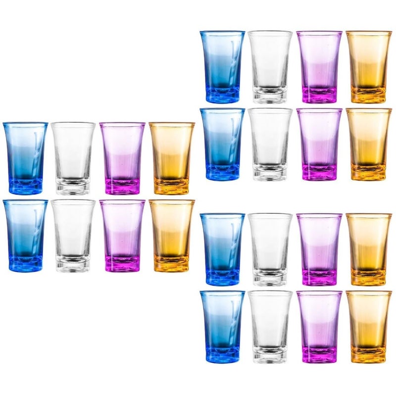 24 Acrylic Wine Holders Decorative Cocktail Cups for Parties Weddings - Image 2