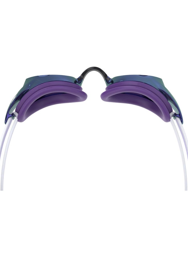 Speedo Women's Vanquisher 3.0 Mirrored Swimming Goggles - Purple Haze/Iris/Silver Mirror - Image 3