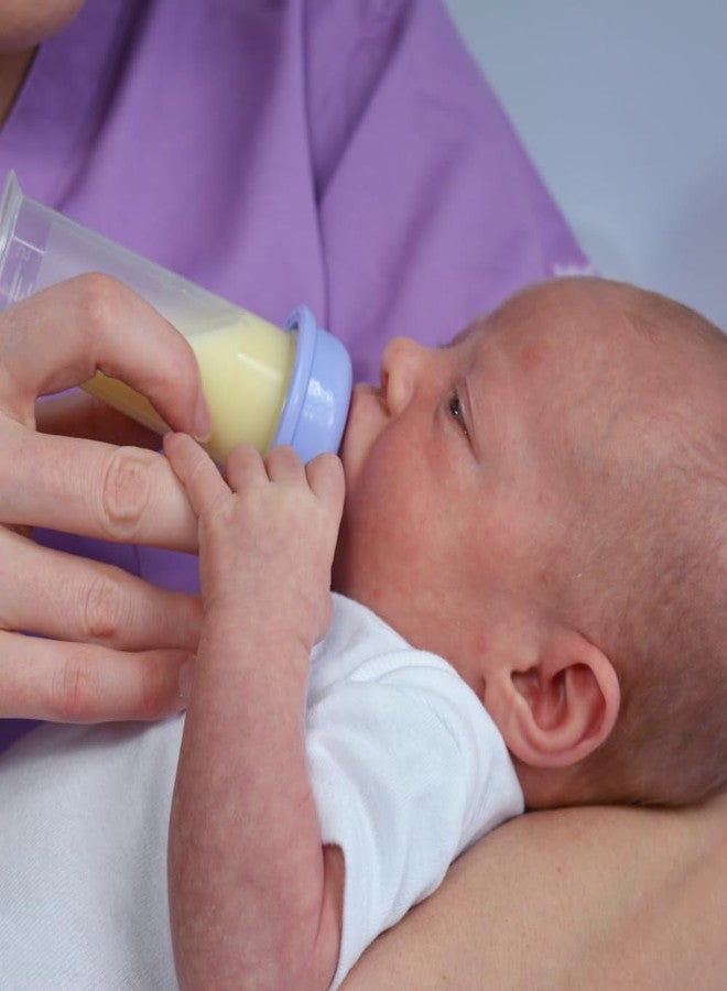 nfant | Slow Flow Nipple, Purple (6ml/min), 4-Pack - Image 2