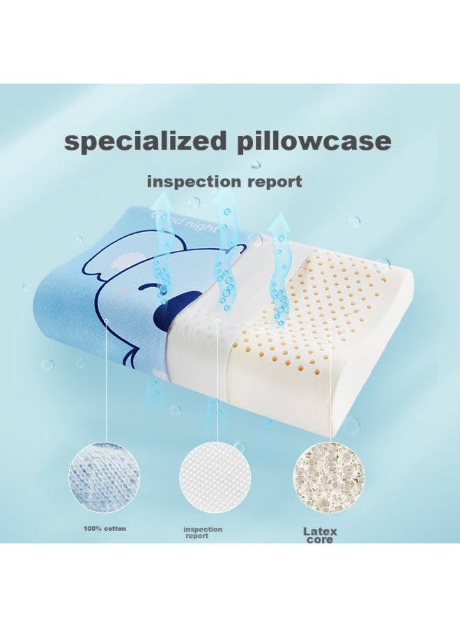 Jago Jiaoao Latex Pillow, Thai Natural Rubber, Student Sleep Cervical Pillow, Latex Content 90%, For Ages 6-16 - Image 2