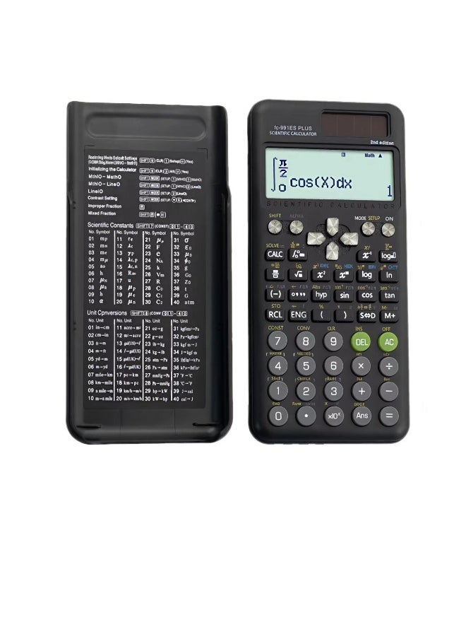 Gasin FX-991ESPLUS-2WDTV 2nd Edition Function Scientific Calculator -  Black  - Image 1