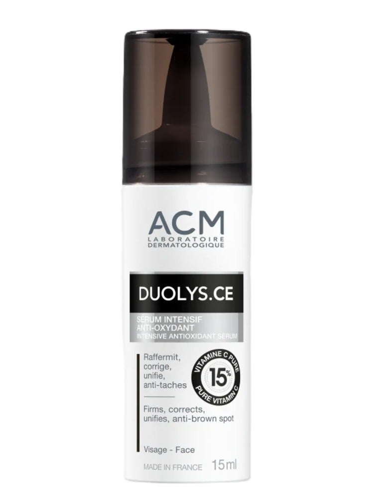 ACM Duolys.CE Intensive Anti-Oxidant Serum 15 ml – 15% Pure Vitamin C & Vitamin E, Brightens & Evens Skin Tone, Reduces Fine Lines