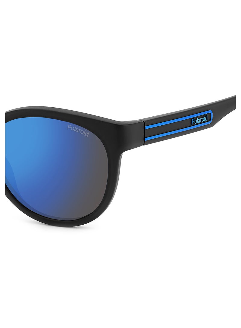 Polaroid Unisex Polarized Oval Sunglasses - Pld 2150/S Black Millimeter - Lens Size: 52 Mm - Image 5