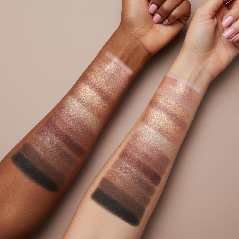 Lamora لوحة ظلال العيون لامورا - لوحة مكياج العيون مع 16 لون غير لامع ولامع عالي الصبغة - نباتية وقابلة للدمج - Image 3